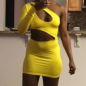 Sexy bodycon dress.